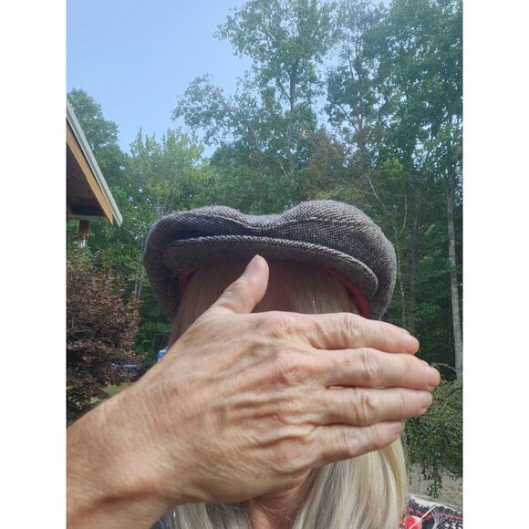 Vintage Custom Made Tweed Newsboy Cap By Popularity - Picture 7 of 7